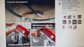 Amasadora Kenwood kMix Roja