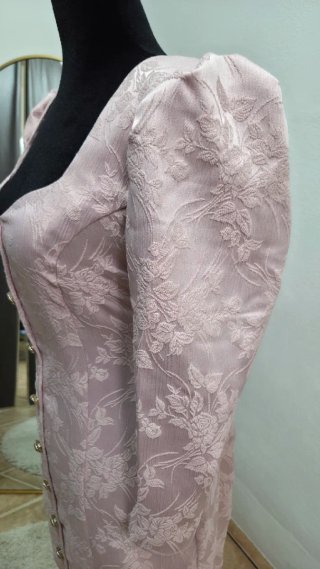 Vestido rosa elegante talla M