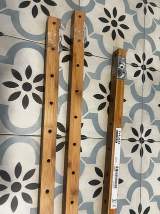 Rieles Estantería Svalnäs IKEA Bambú