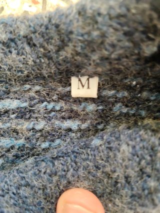 Maglione Vintage Fantasia Nordica Taglia M