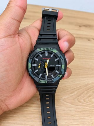 G-SHOCK Reloj Deportivo Camuflaje Negro