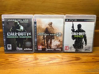 Call of Duty Modern Warfare 1, 2 e 3 PS3