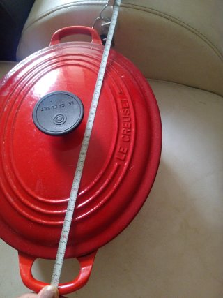 Olla Le Creuset Roja Antigua