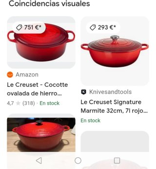 Olla Le Creuset Roja Antigua