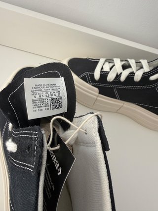 Converse Negras Plataforma