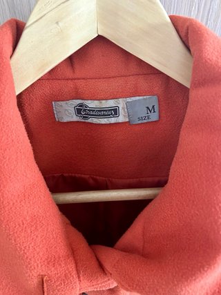 Abrigo Stradivarius Naranja Talla M