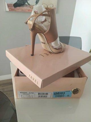 Zapatos de tacón Ravel beige/marrón Talla 39