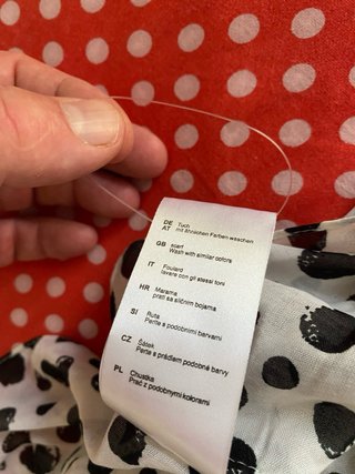 Sciarpa donna pois bianco e nero