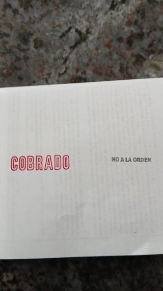 2 Sellos Autoentintables COBRADO y NO A LA ORDEN