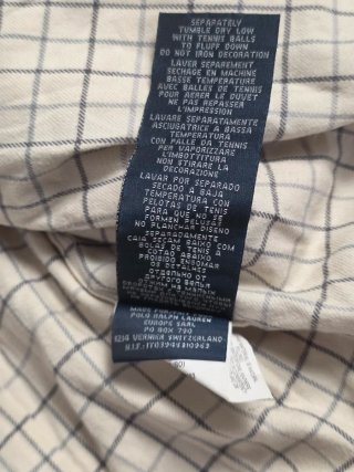 Chaqueta Ralph Lauren Plumas Talla L