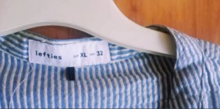 Camisa rayas mujer talla XL