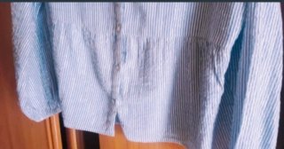 Camisa rayas mujer talla XL