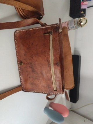 Bolso Cuero Bohemio con Tachas