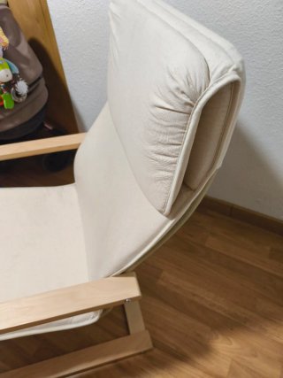 Sillón Ikea Madera Beige