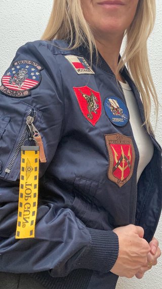 Cazadora bomber de aviador TOP GUN