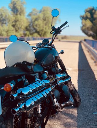 Triumph Scrambler 900 EFI 2013 Negra