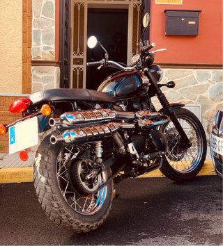Triumph Scrambler 900 EFI 2013 Negra