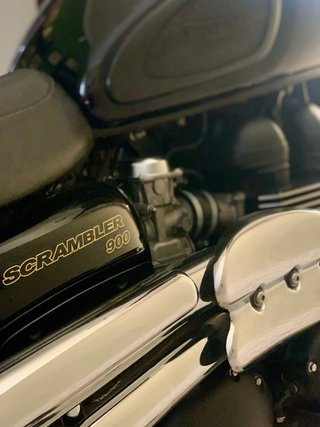 Triumph Scrambler 900 EFI 2013 Negra