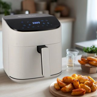 Freidora de Aire Blanca Sara Touch 6,5L