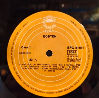 Disco LP Boston - Grupo del Año