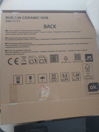 Vitrocerámica OK. Nueva a Estrenar con caja .