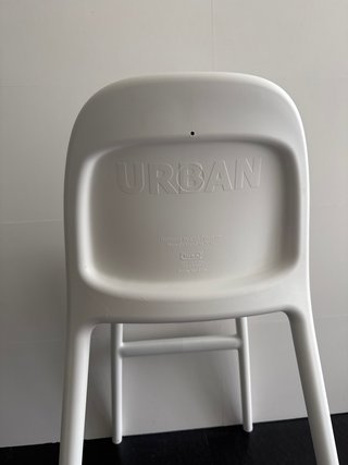 Silla alta Urban Ikea blanca