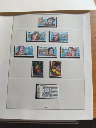 Lote de sellos españoles, descubrimiento de Améric