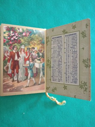 Calendarietto vintage 1938