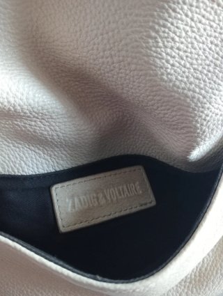 Bolso Zadig & Voltaire Rock Clutch Beige/Oro