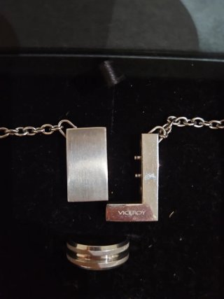 Conjunto Viceroy Colgante y Anillo Hombre