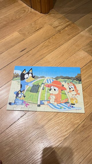 Puzzle Bluey 2x50 Piezas Madera Educa