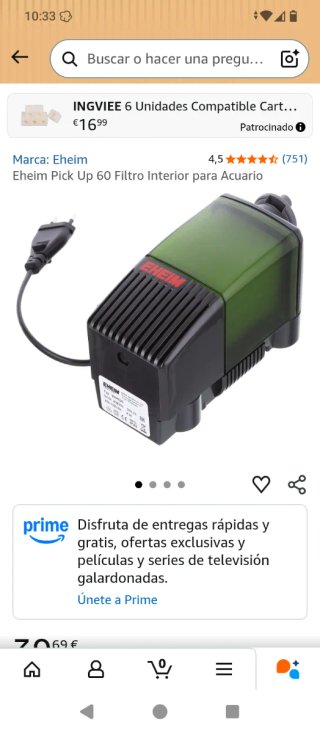 Filtro Eheim Pick Up 60