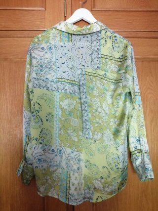Camisa satinada Zara