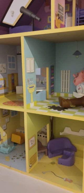 Lote Casa Muñecas Peppa Pig