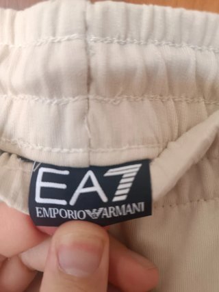 Pantaloni tuta Emporio Armani L panna