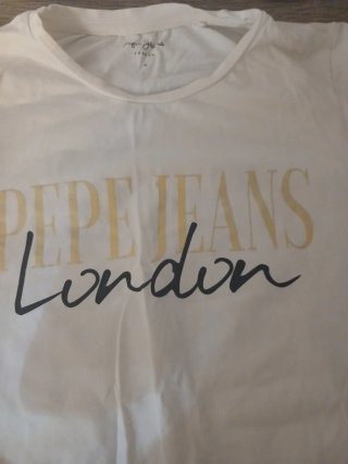 Camiseta Guess Negra con Lentejuelas Talla s  xs