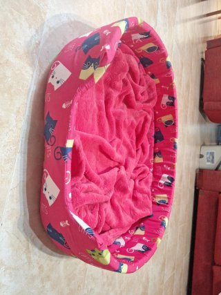 Cama y manta para gatos