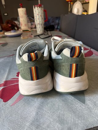 K-Way Sneakers Verdi/Bianche Tg. 40