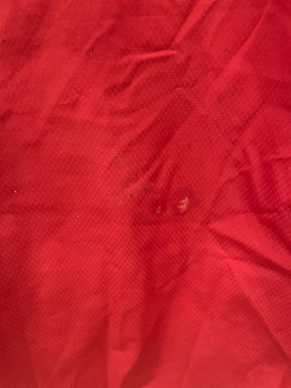 Cortavientos Columbia Rojo y Gris