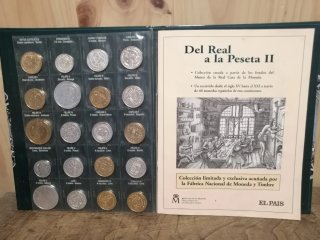 Coleccion Del Real a la Peseta. Tomos 1 y 2.