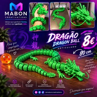 Shenlong articulado de 80 cm - Dragon Ball