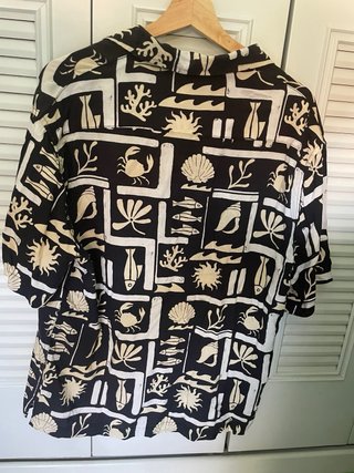 Camisa Zara Estampada Verano Talla M