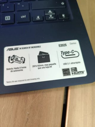 Asus E202SA- Portatil de 11.6" HD Intel Celeron