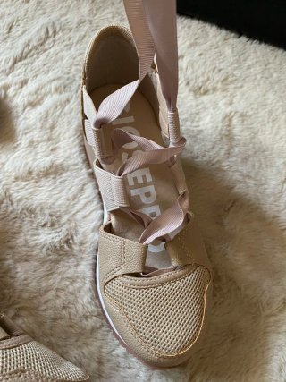Zapatillas Beige y Rosa