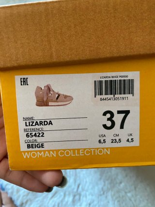 Zapatillas Beige y Rosa