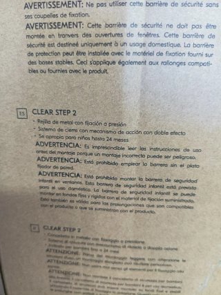 Hauck Clear Step 2 Barrera Seguridad para Niños