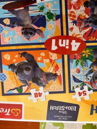 Puzle 4 en 1 Disney Stitch Trefl 4+