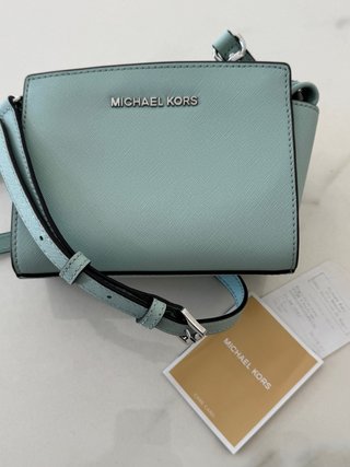 Borsetta Michael Kors azzurro/verde acqua