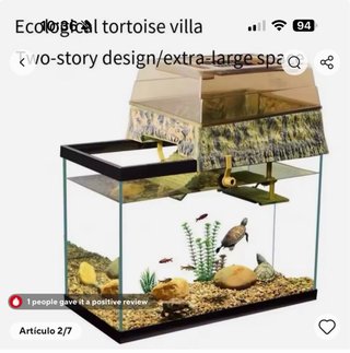 Cúpula para acuario de tortugas