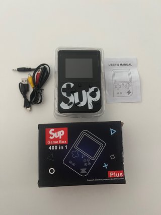 Consola Portátil Sup Game Box 400 en 1 Negra